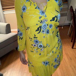 Yellow Floral Dress